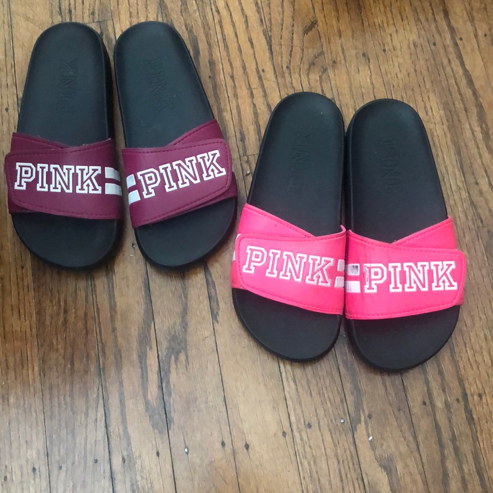 Pink slides size SMALL